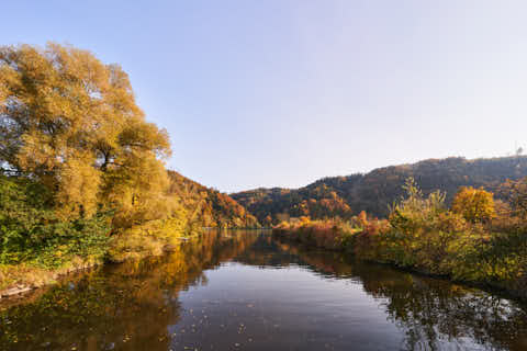 Gemeinde Obernzell Landkreis Passau Erlau Donaumündung Herbst (Dirschl Johann) Deutschland PA